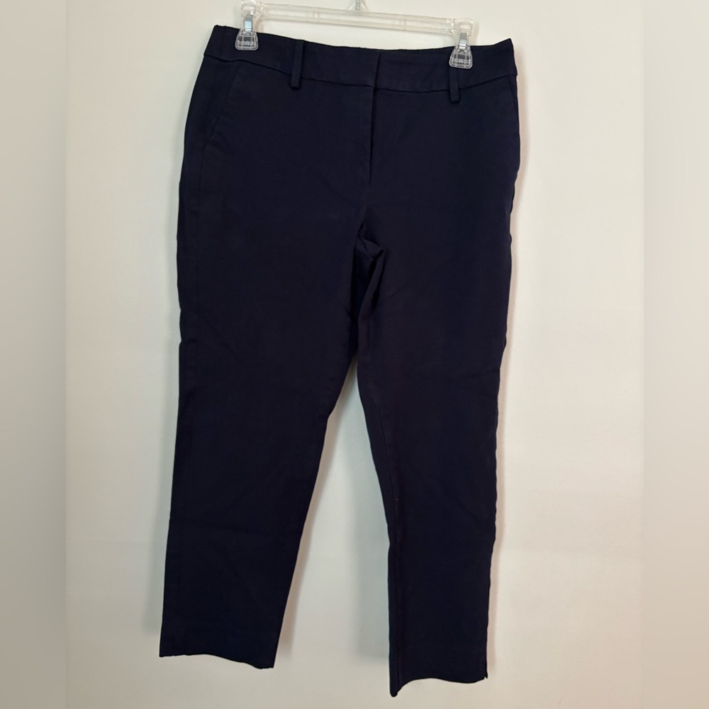 Talbots Cropped Navy Blue Formal SZ 10P Office Career Wear Professional Mature